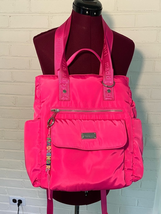 Marc Jacobs Handbags - Madden Girl Hot Pink Nylon Tote Backpack